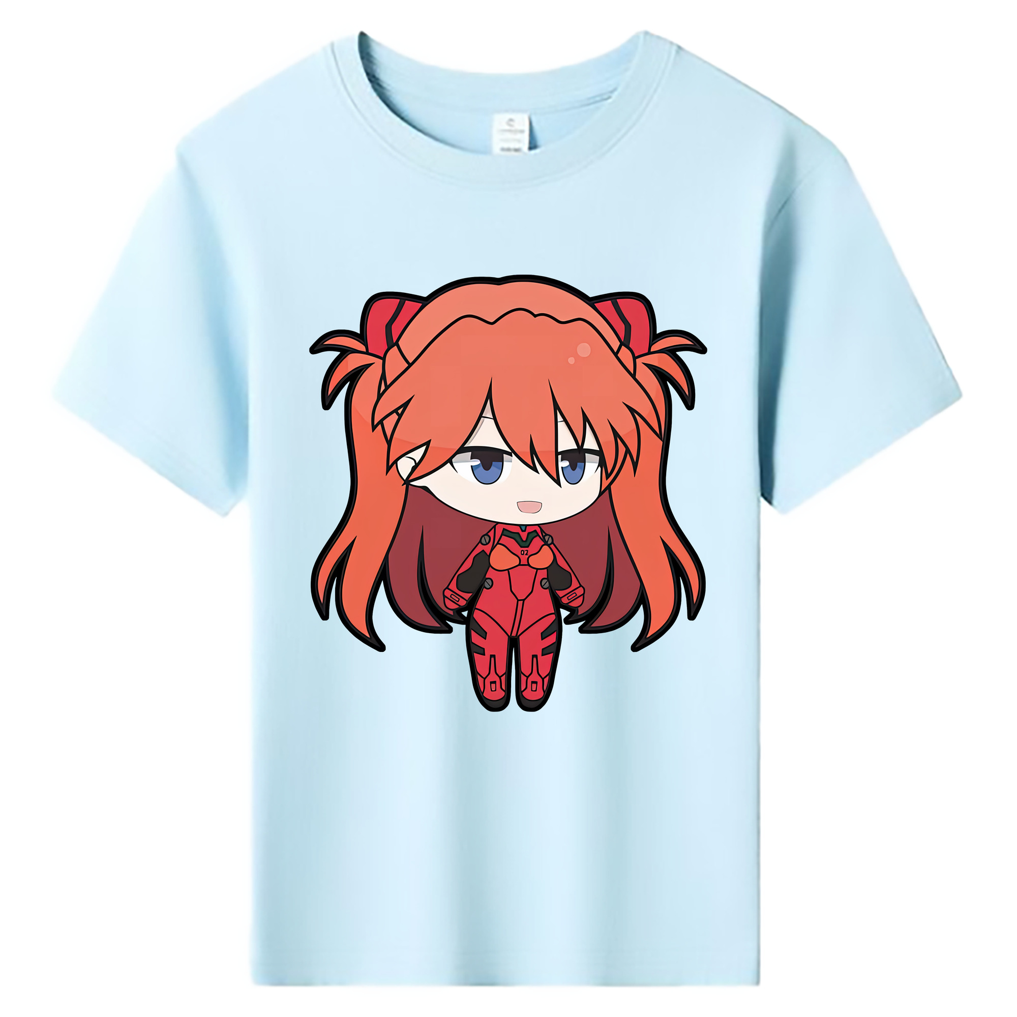 （画像用） EVA 新世紀エヴァンゲリオン 綿100％キッズTシャツ（フロントプリント）